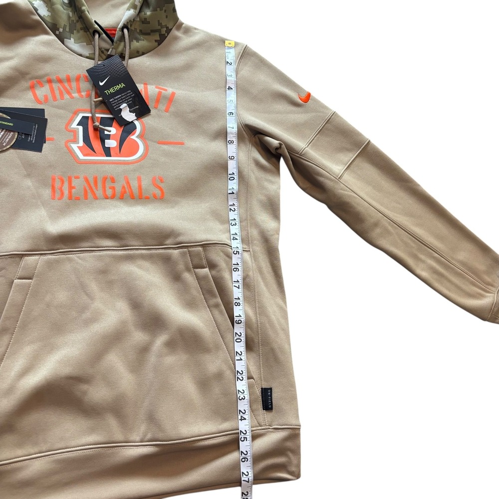 Nike Cincinnati Bengals Hoodie Salute To Service Camo Hood Men ‎ Size S NWT - Picture 11 of 12